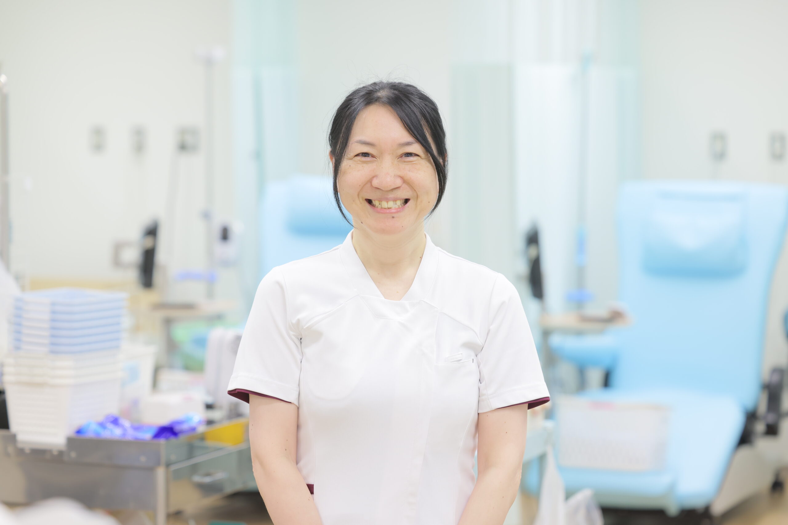 大阪府八尾市にある二次救急指定病院・医療法人徳洲会 八尾徳洲会総合病院の臨床腫瘍センターで働くがん薬物療法認定看護師・診療看護師